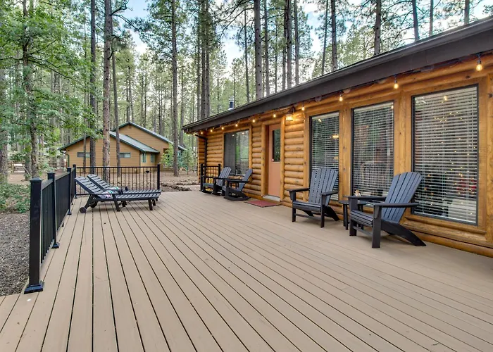 Holiday home Near Fishing & Hiking: Log W/ Deck! Pinetop-Lakeside