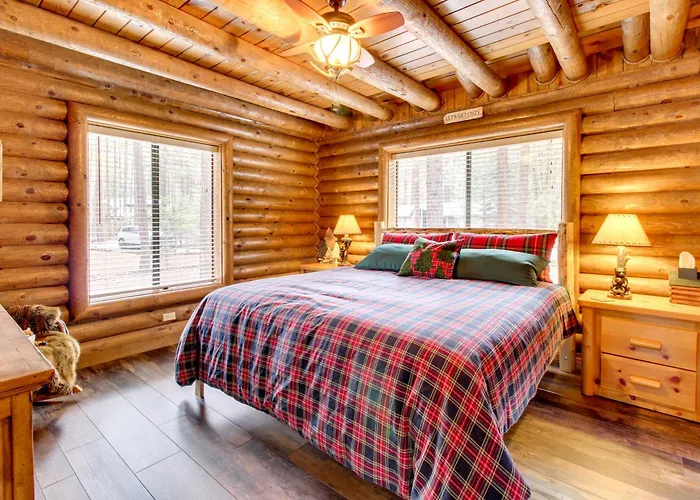 Near Fishing & Hiking: Log W/ Deck!